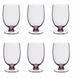 DARTINGTON CRYSTAL AURA 6 MULBERRY SHORT TUMBLERS